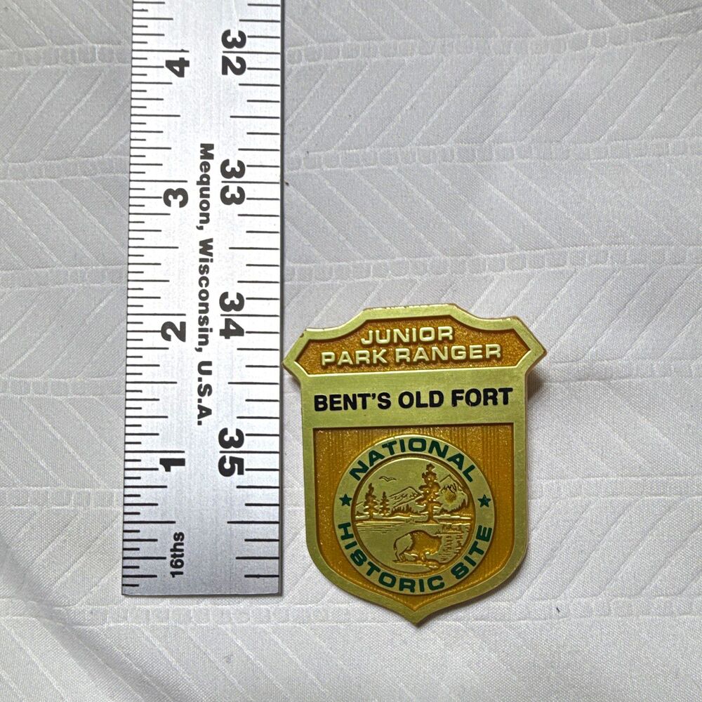Junior Park Ranger Bent's Old Fort NHS Pin Badge - National Parks